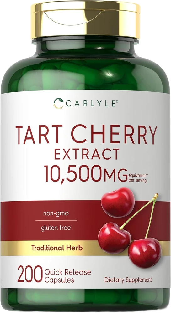Carlyle Tart Cherry Capsules 200 (Max Potency) — product