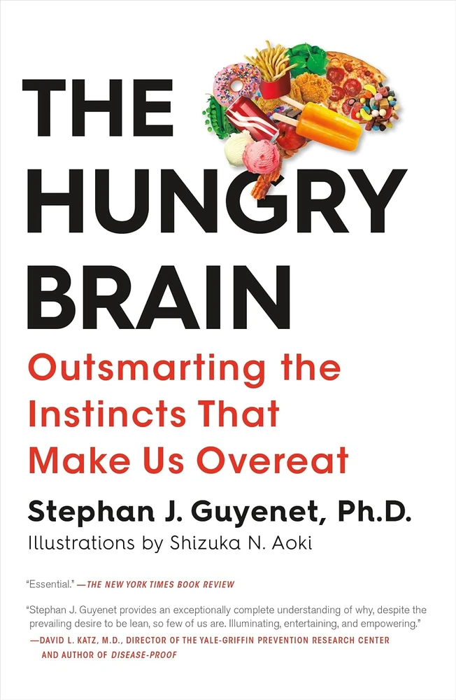 The Hungry Brain by Stephan J. Guyenet, paperback cover — from Amazon listing