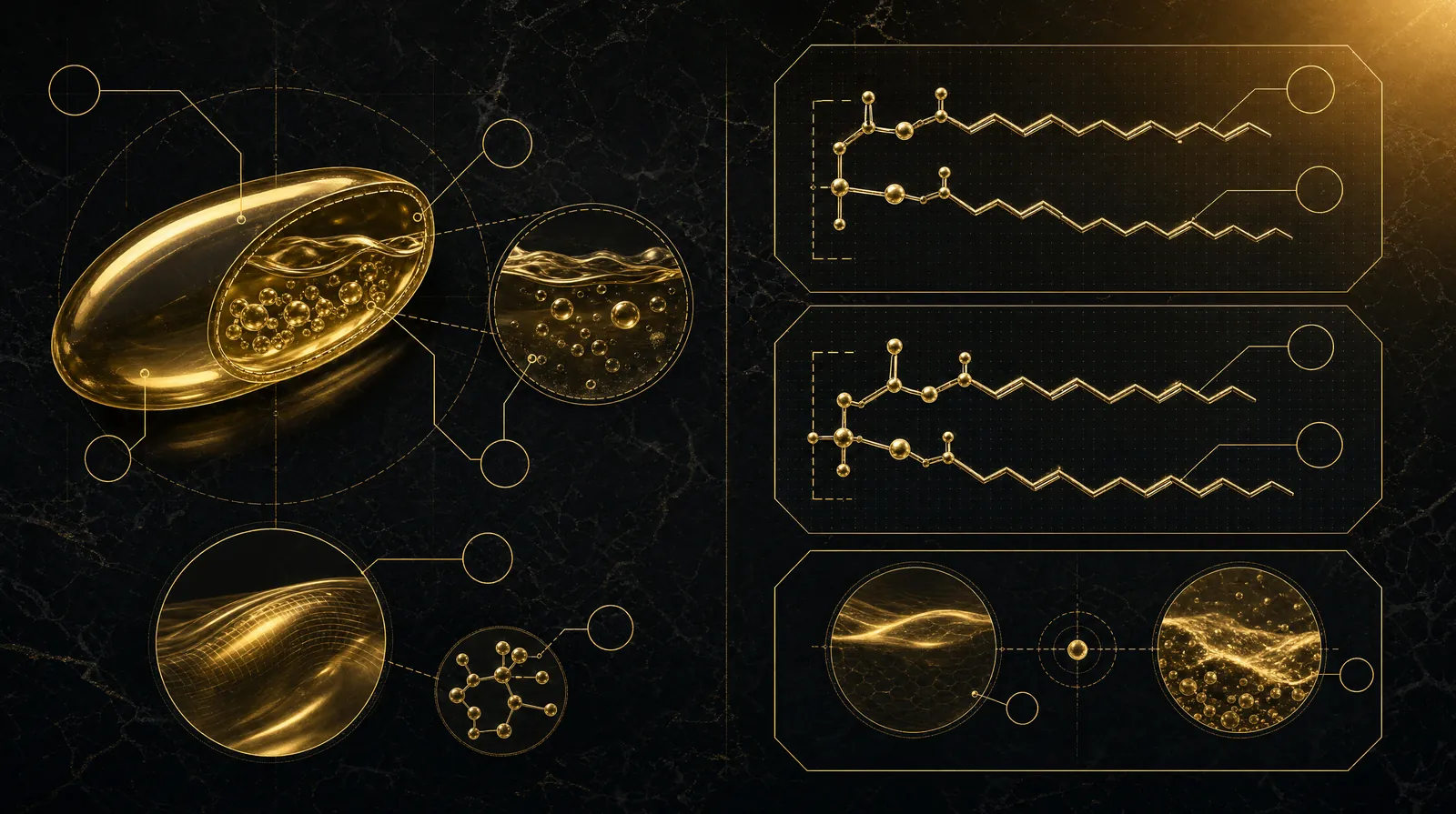 How omega-3 rebuilds your cell membranes and resolves inflammation — illustrated blueprint
