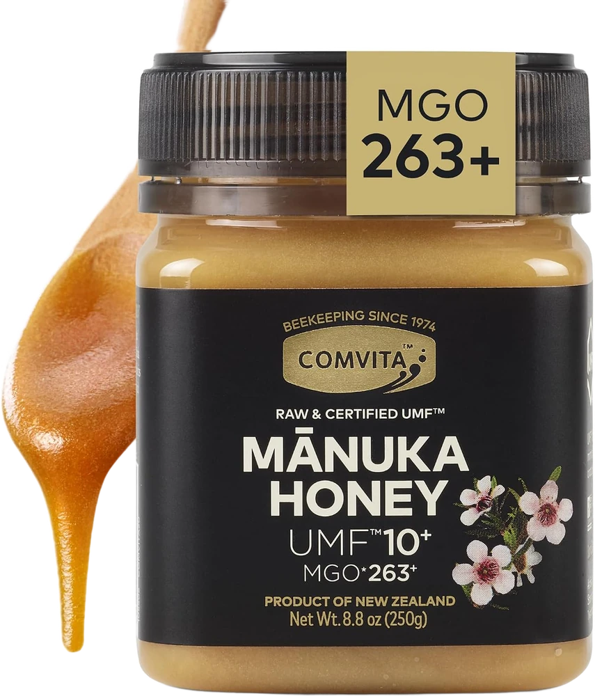 Comvita Manuka Honey UMF 10+ (MGO 263+) 8.8 oz jar — from Amazon listing