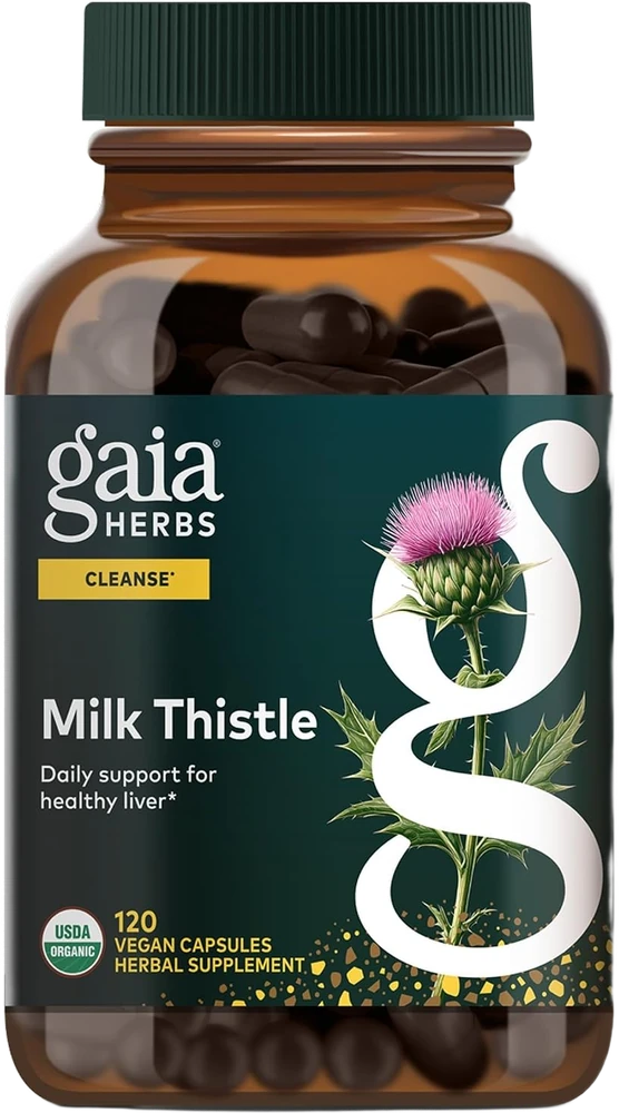 Gaia Herbs Milk Thistle Seed, 120 Vegan Liquid Phyto-Caps — product