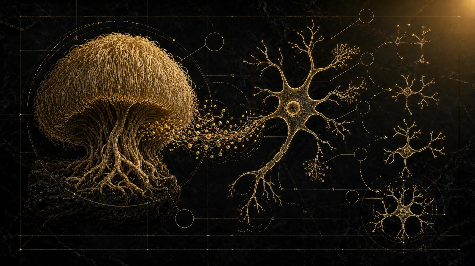 How lion's mane works — and the label trick to avoid — illustrated blueprint