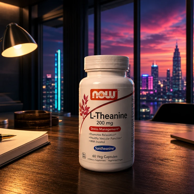 NOW Foods L-Theanine 200 mg (Suntheanine)