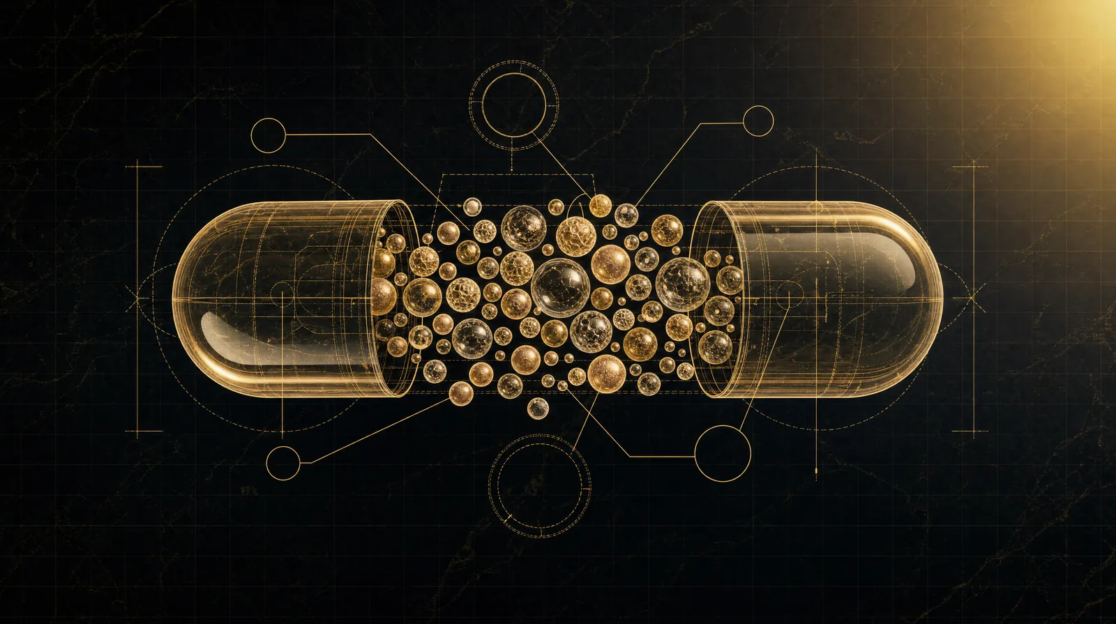 How a multivitamin works — illustrated blueprint
