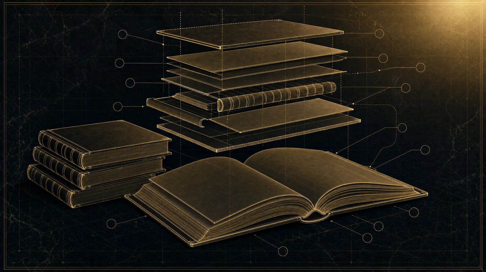 Why CBT-i works — the chain a good book walks you through — illustrated blueprint
