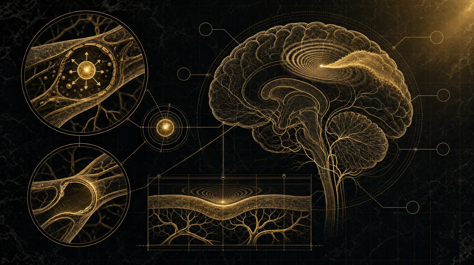 How magnesium dampens the migraine cascade — illustrated blueprint