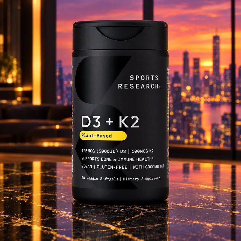 Sports Research Vitamin D3 5000 IU + K2
