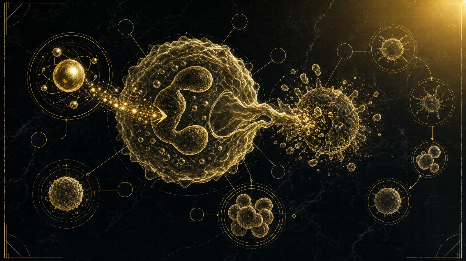How zinc supports immune defense — illustrated blueprint