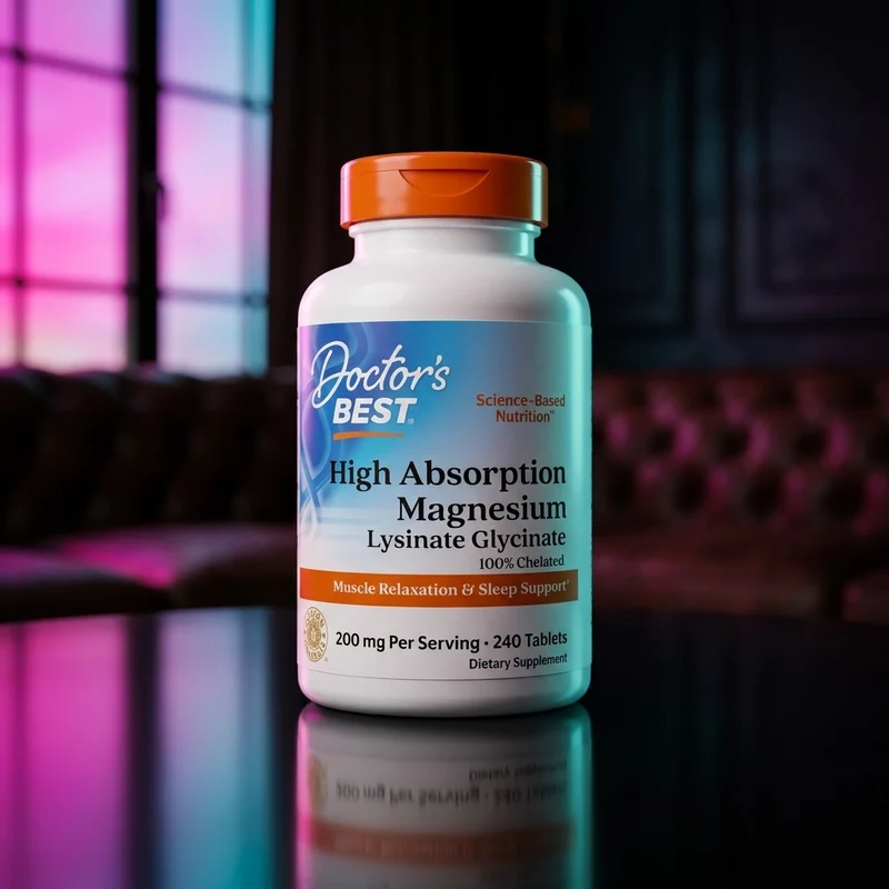 Doctor's Best High Absorption Magnesium Glycinate Lysinate