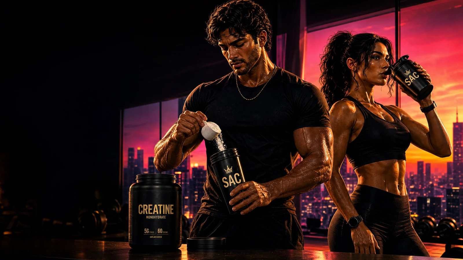Two Super Achievers with creatine shakers — safety and side effects, checked against the evidence