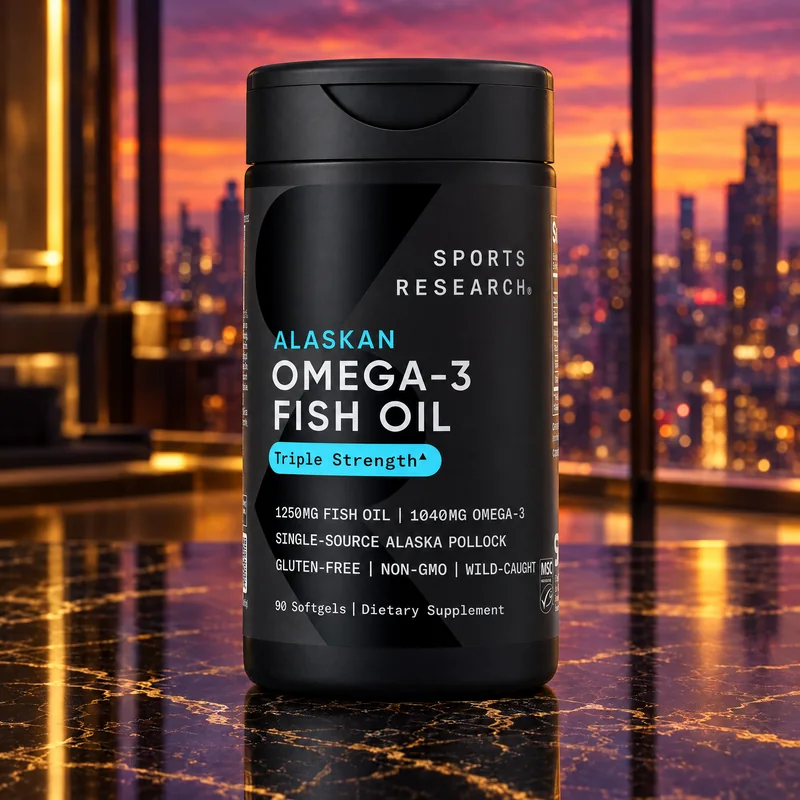 Sports Research Triple Strength Omega-3 1250 mg