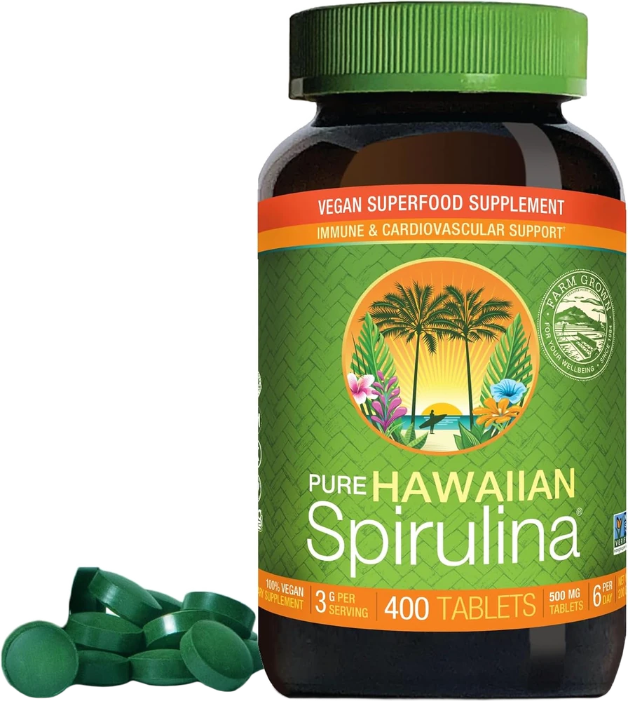 Nutrex Hawaii Pure Hawaiian Spirulina 500 mg Tablets — product