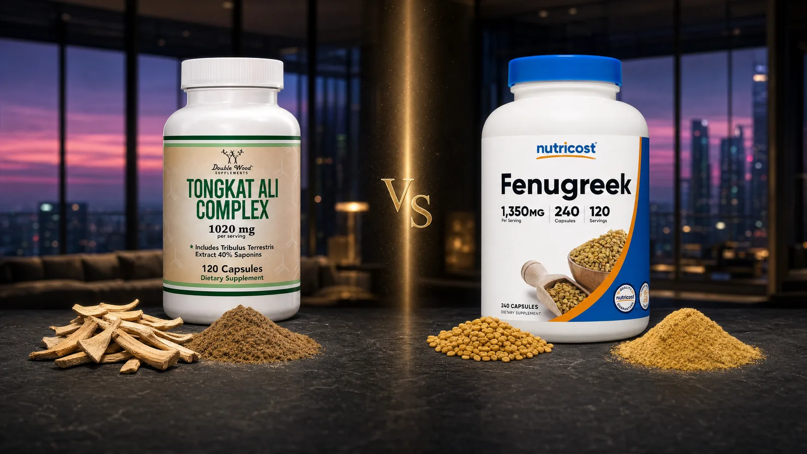 Tongkat Ali vs Fenugreek