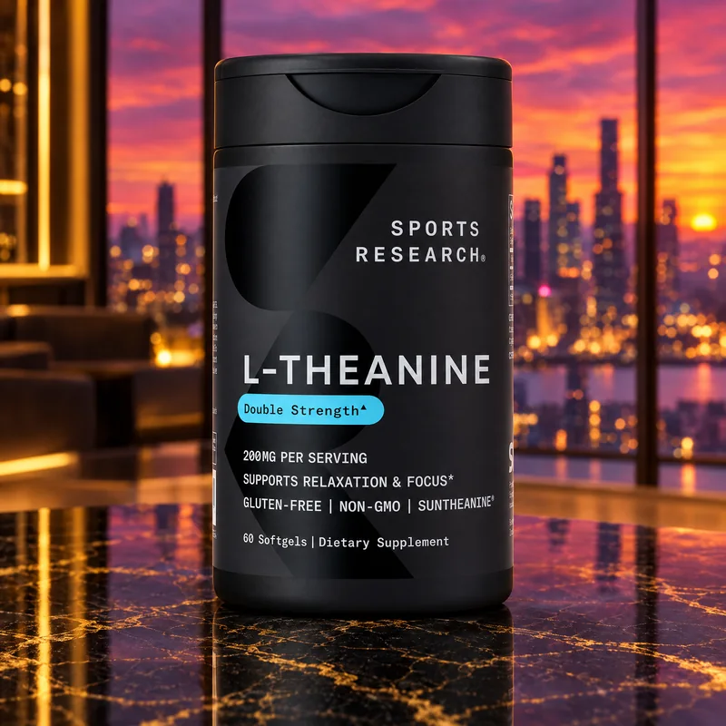 Sports Research L-Theanine 200 mg (Suntheanine)